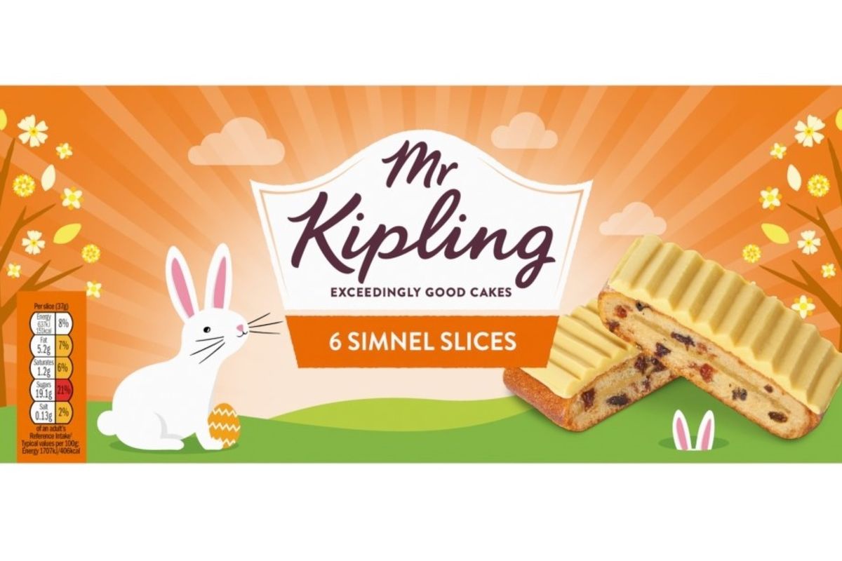Mr Kipling Simnel Slices part of Easter range