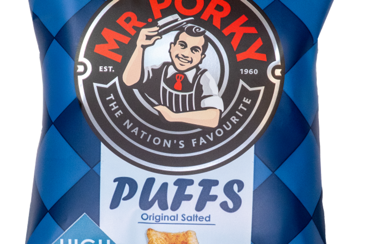 Mr. Porky Puffs – Crunchy, keto-friendly, high-protein pork snack in 25g pack