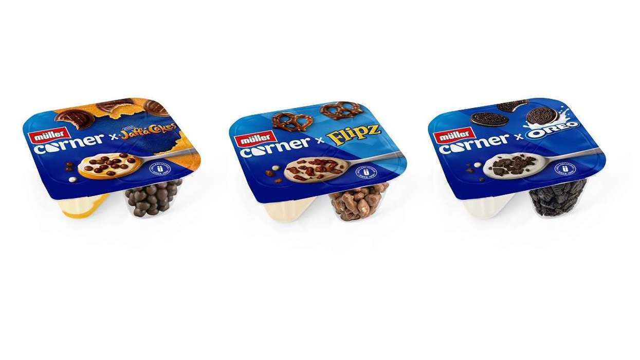 Müller Corner collaboration range with Oreo, Jaffa Cakes and Flipz