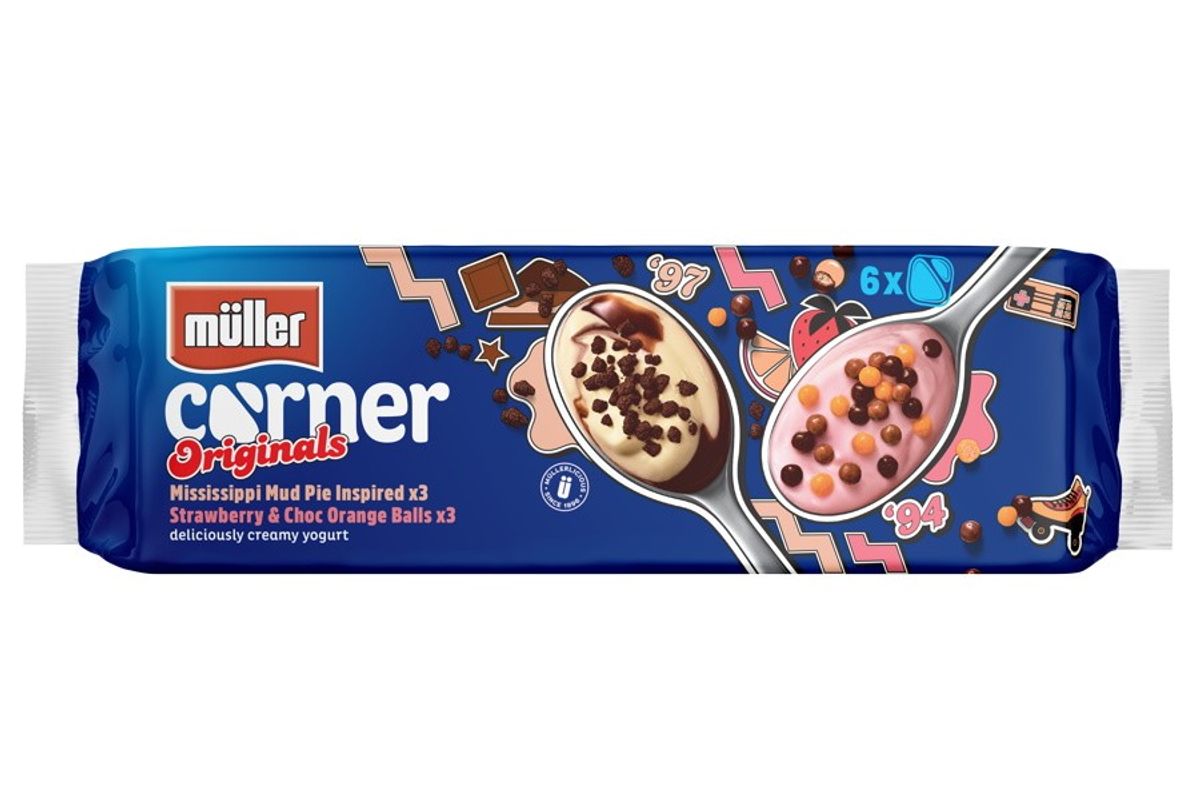 New Müller Corner Originals brings retro trend to yogurt aisle