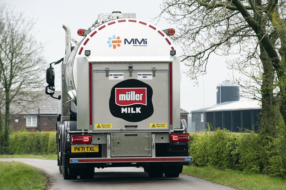 Müller organic milk supply chain
