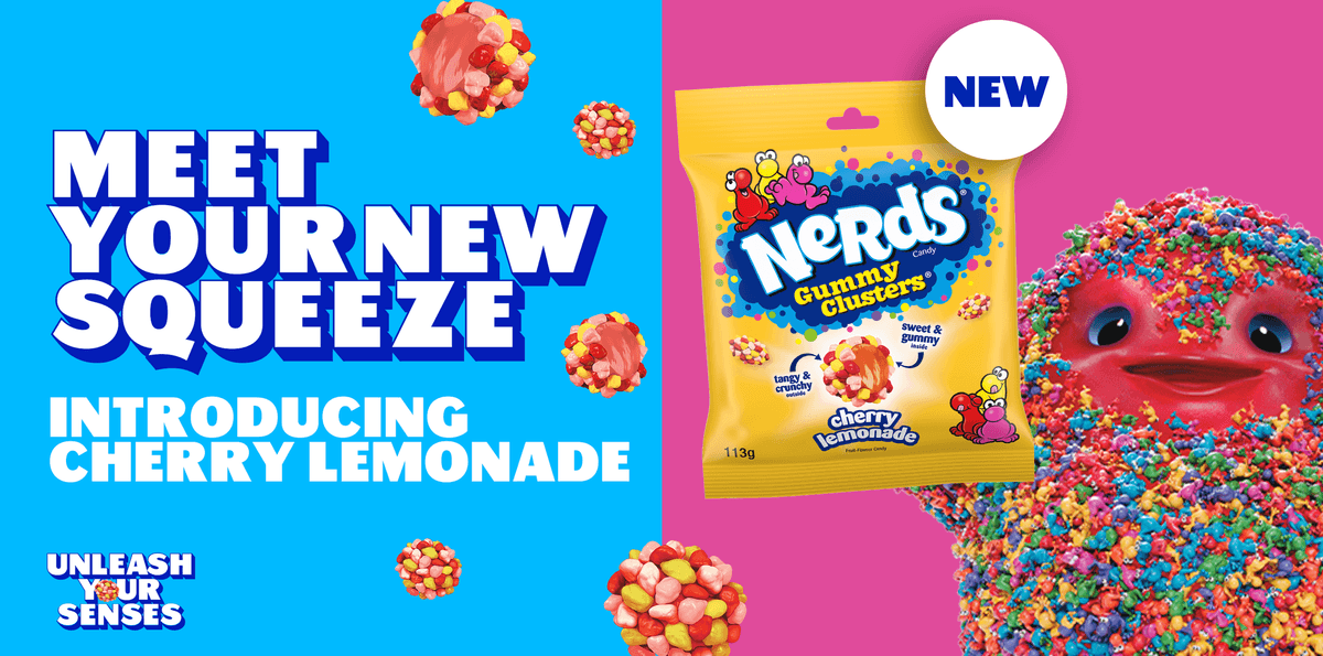 NERDS Launches Cherry Lemonade Clusters