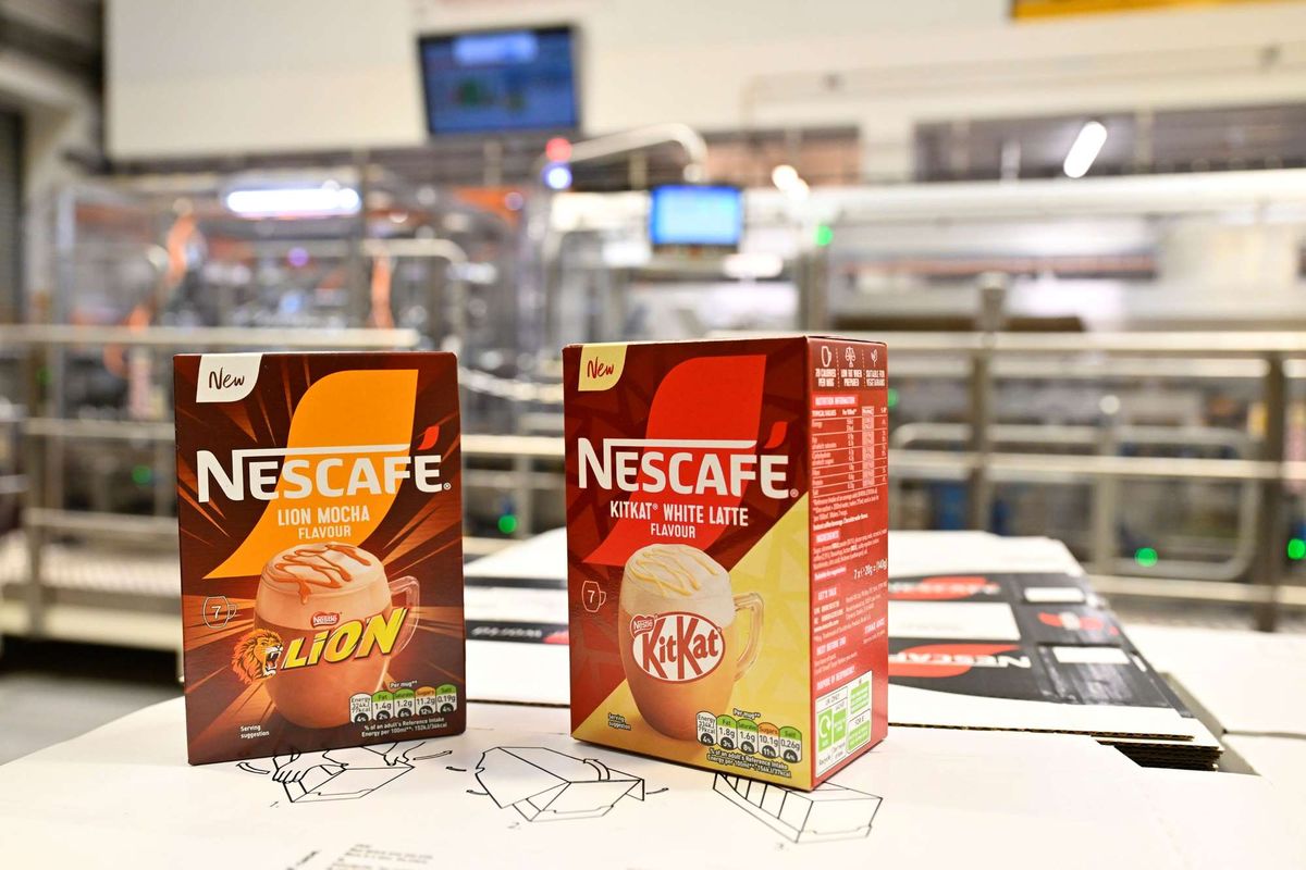 Nescafé KitKat White Flavour Latte and Nescafé Lion Flavour Mocha