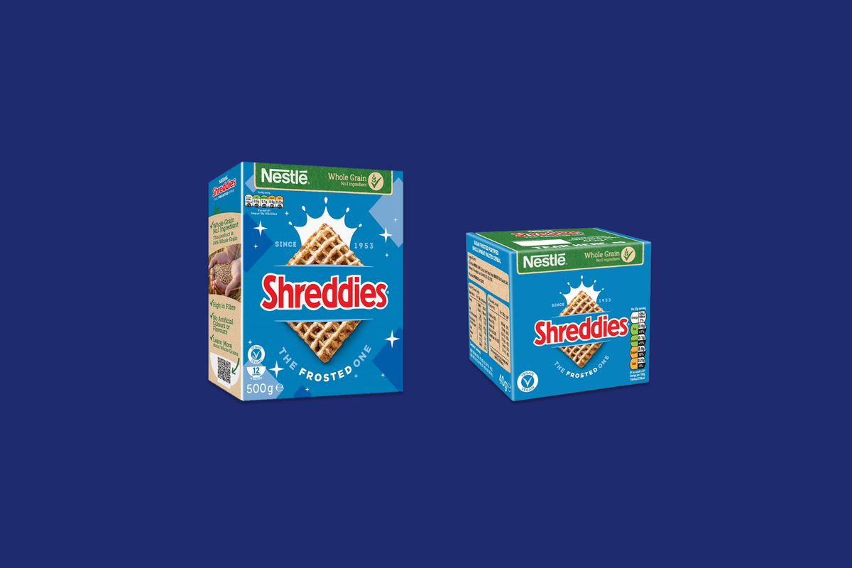 Nestlé Frosted Shreddies cereal box affected by the UK product recall