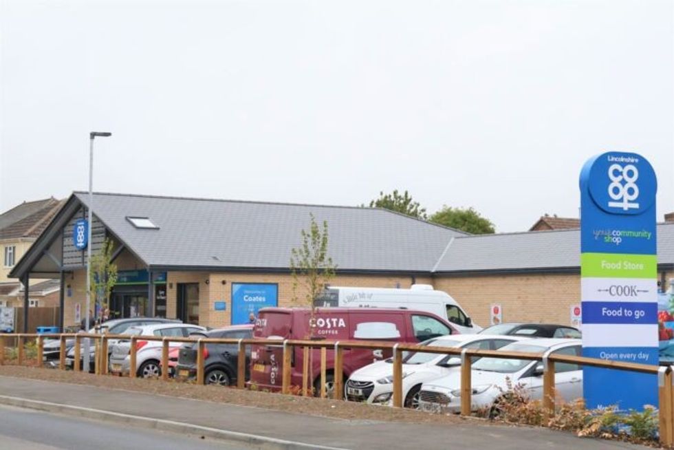 New Lincolnshire Co-op food store on March Road in Coates