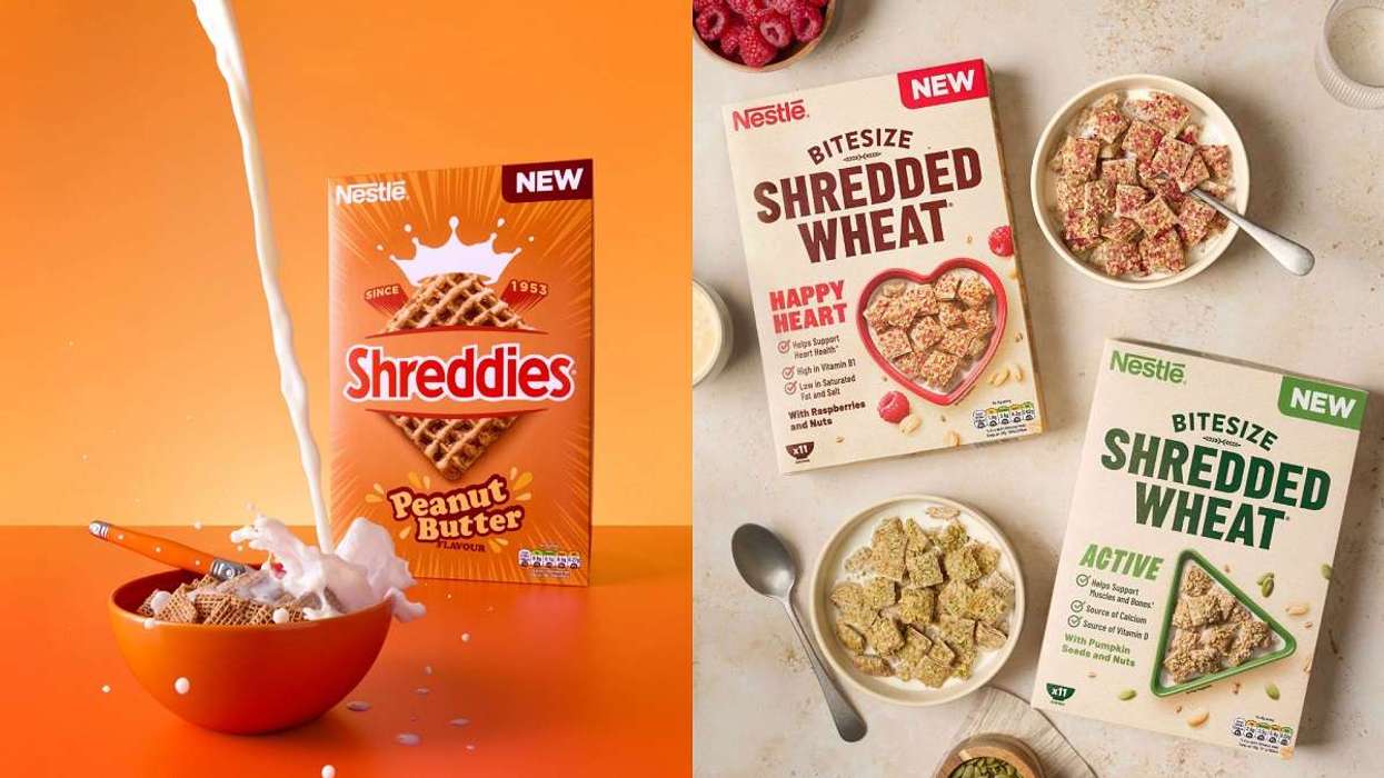 New Shreddies Peanut Butter Flavour and Shredded Wheat Benefits range