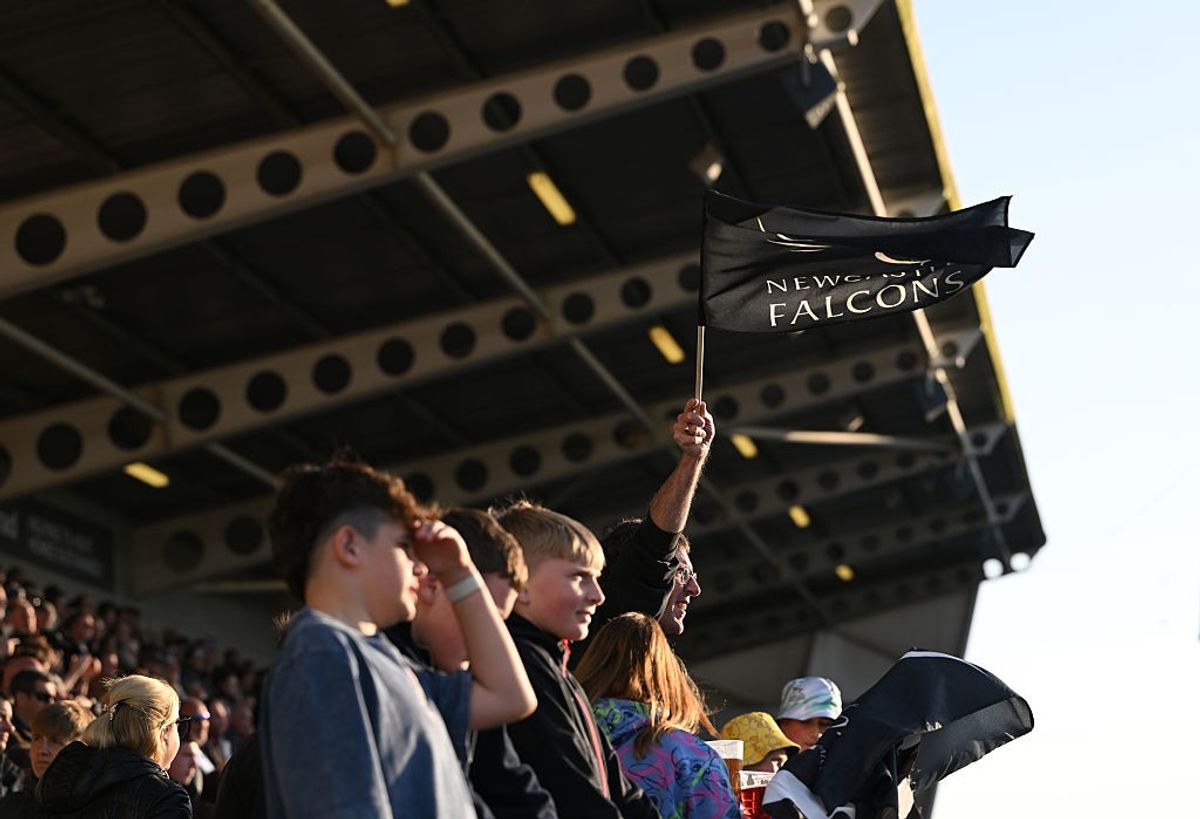 ​Newcastle Falcons fans