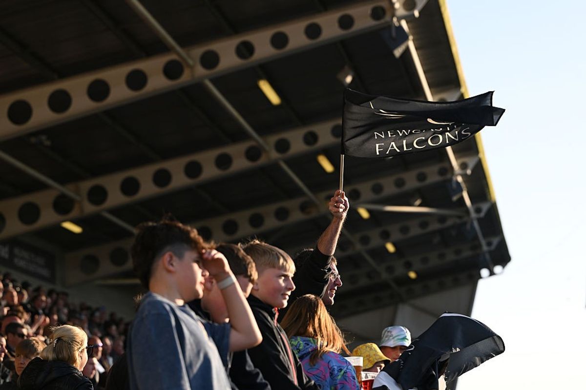 Newcastle Falcons fans