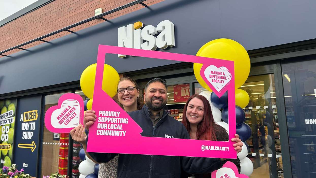 Nisa Dallam donation £1500 Making a Difference Locally
