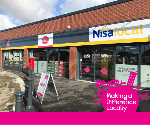 Nisa Dallam Stores storefront showcasing MADL community investment