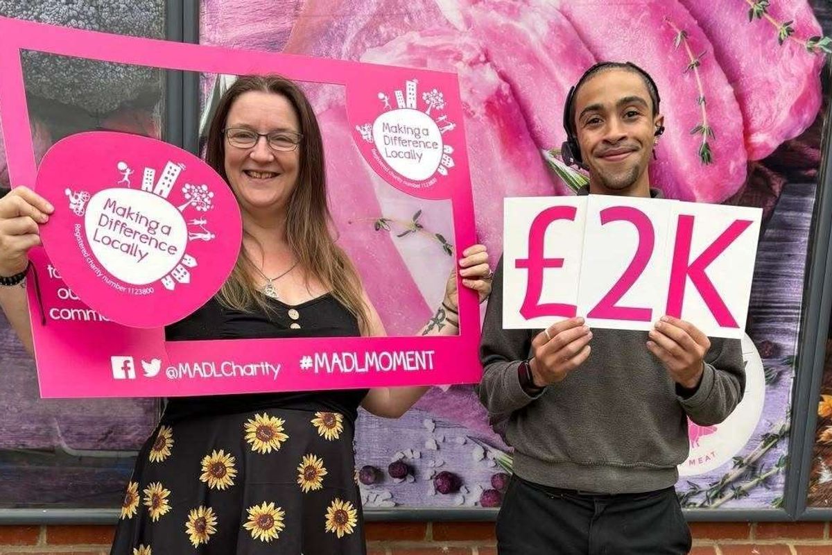 Nisa Local Otterbourne Donates £2,000 to Pavilion