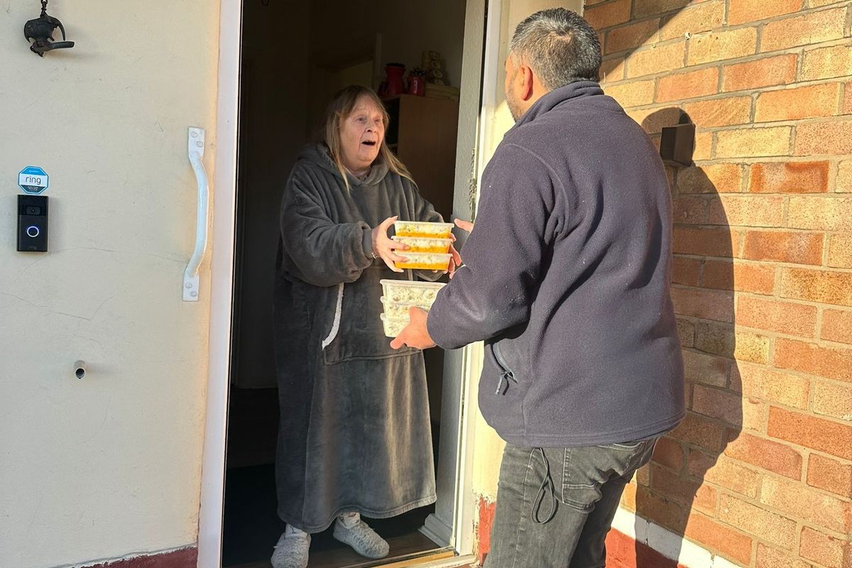 Nisa retailer Mike Sohal delivers prepared meals for the vulnerable in Warrington