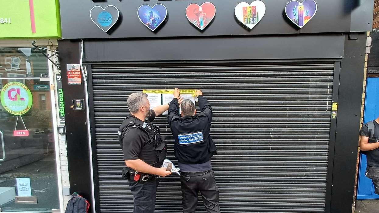 Officials enforce closure order on Lovely Shop on Lenton Boulevard, Nottingham