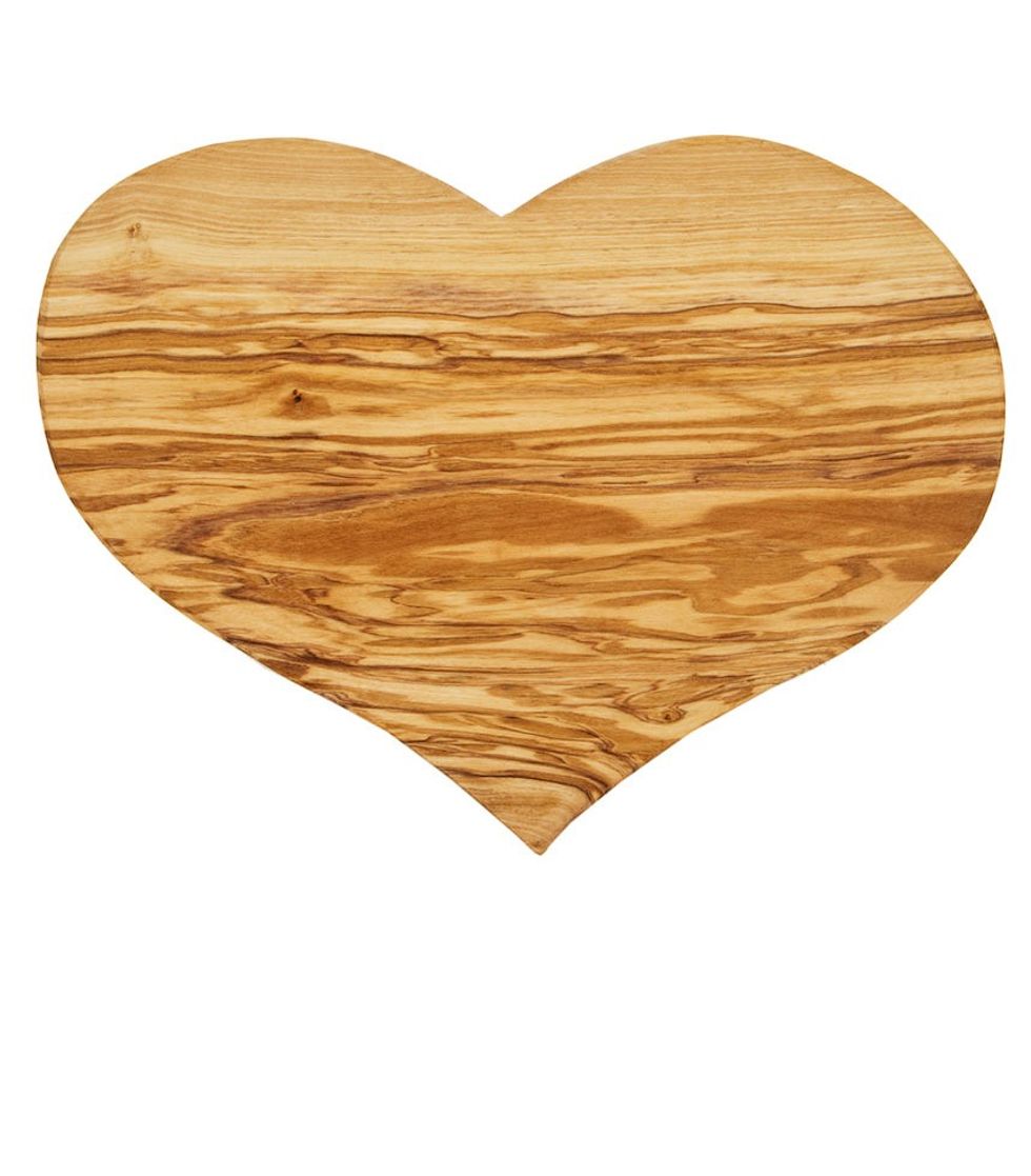 Olive Wood Heart Board
