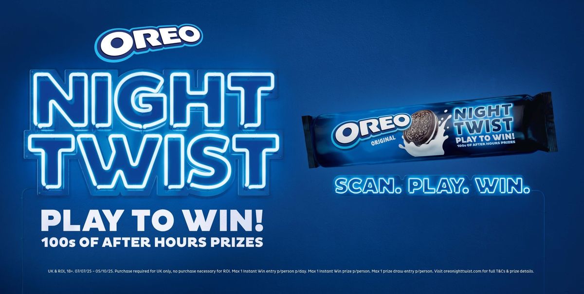 Oreo Night Twist , Scan, play , win 