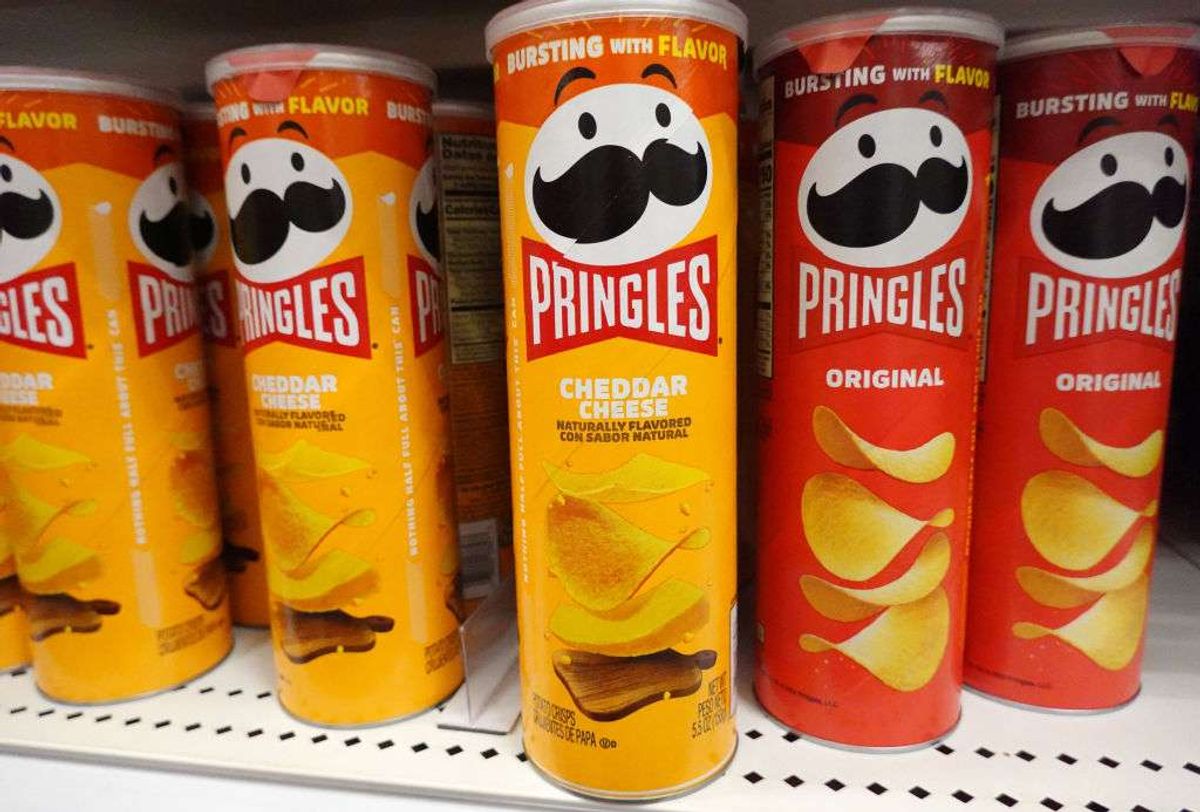 ​Packages of Pringles potato chips 