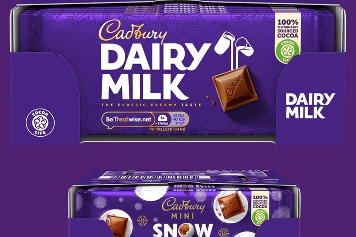 Mondelēz launches Cadbury Dairy Milk packs using certified recycled plastic
