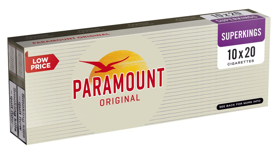 Paramount cigarette packs