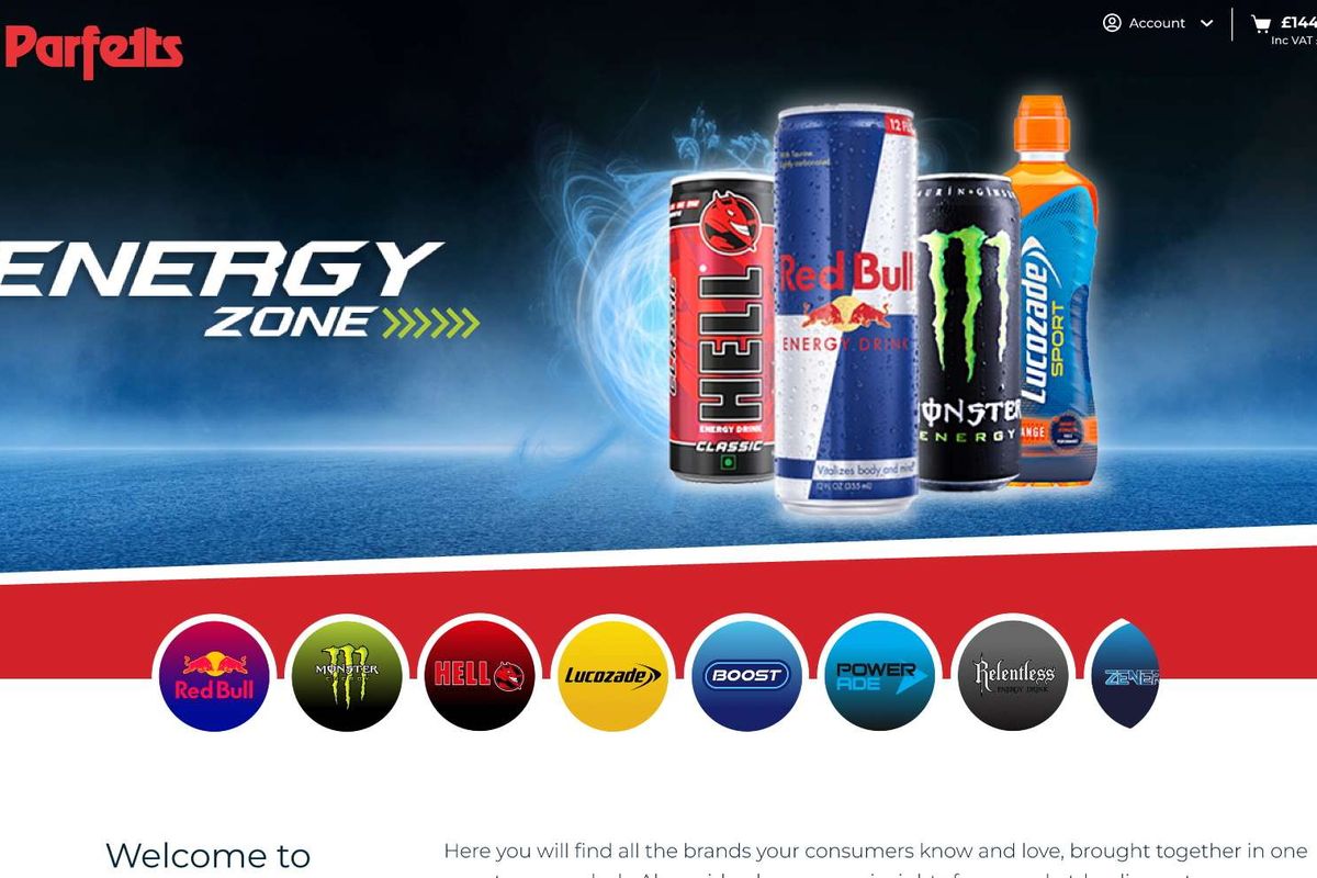 Parfetts Red Bull digital category zone