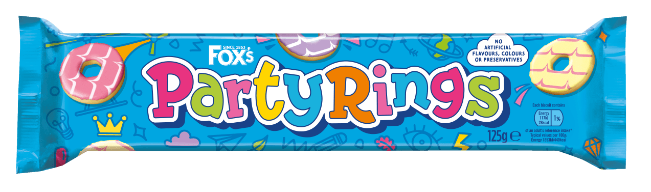 Party Rings Advert Party Rings Relaunch with Colourful Packs and £1.5m Campaign | Asian Trader