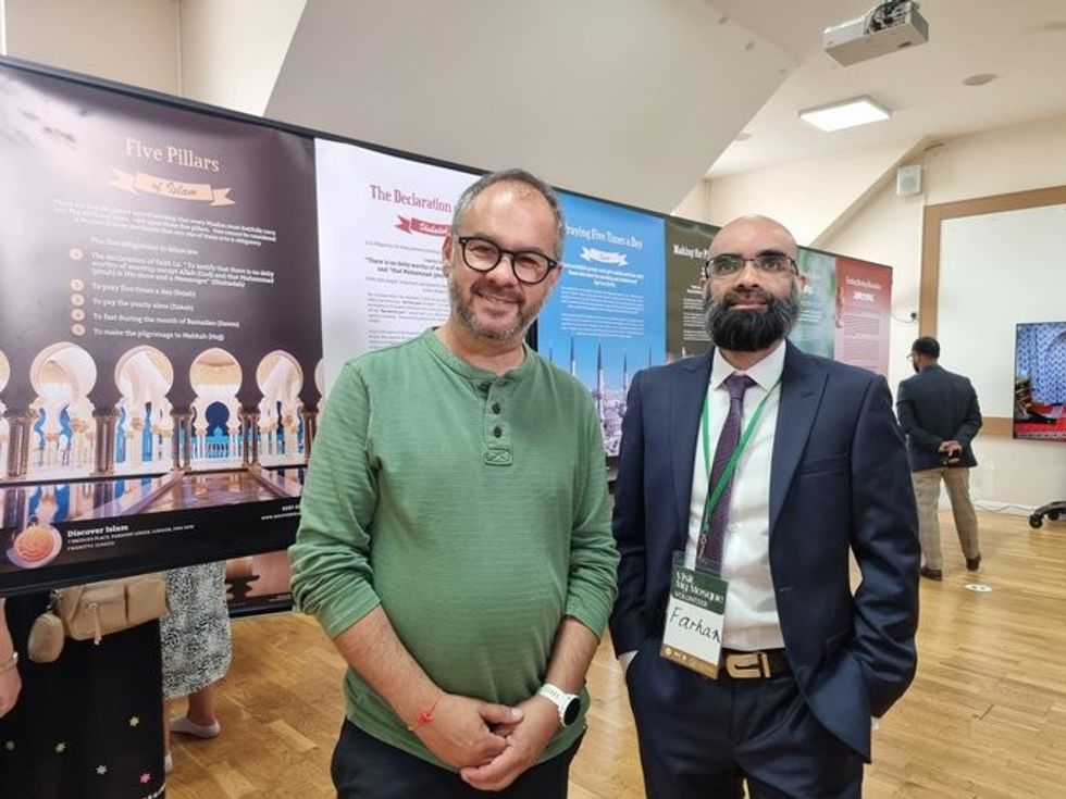 Paul at MCWAS mosque Carshalton