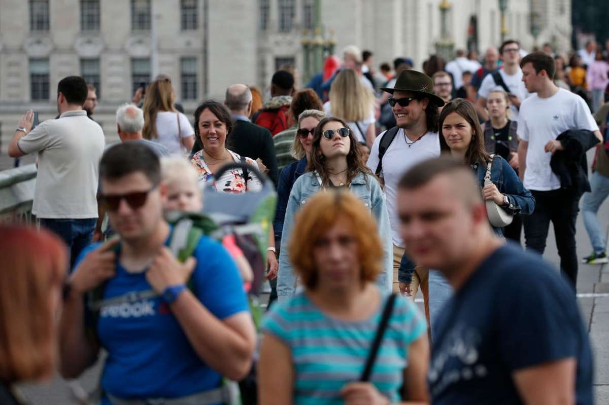 Footfall up 6.5 per cent in central London as office workers return
