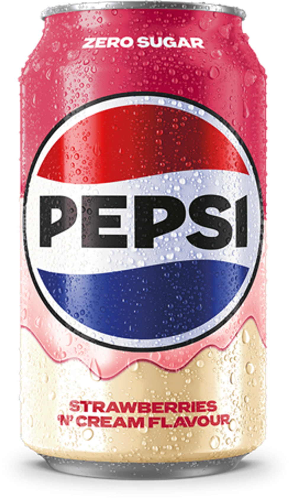 Pepsi MAX Strawberries \u2018N\u2019 Cream cola bottle, bold flavor for Gen Z