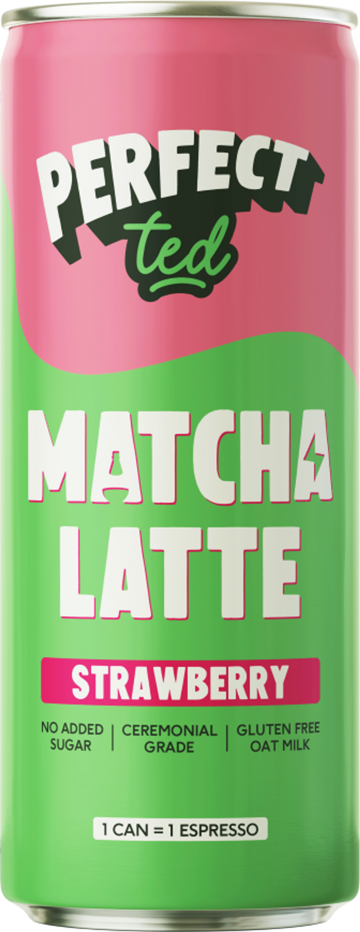 PerfectTed matcha cans served at a UK wedding celebration under the PerfectWed campaign