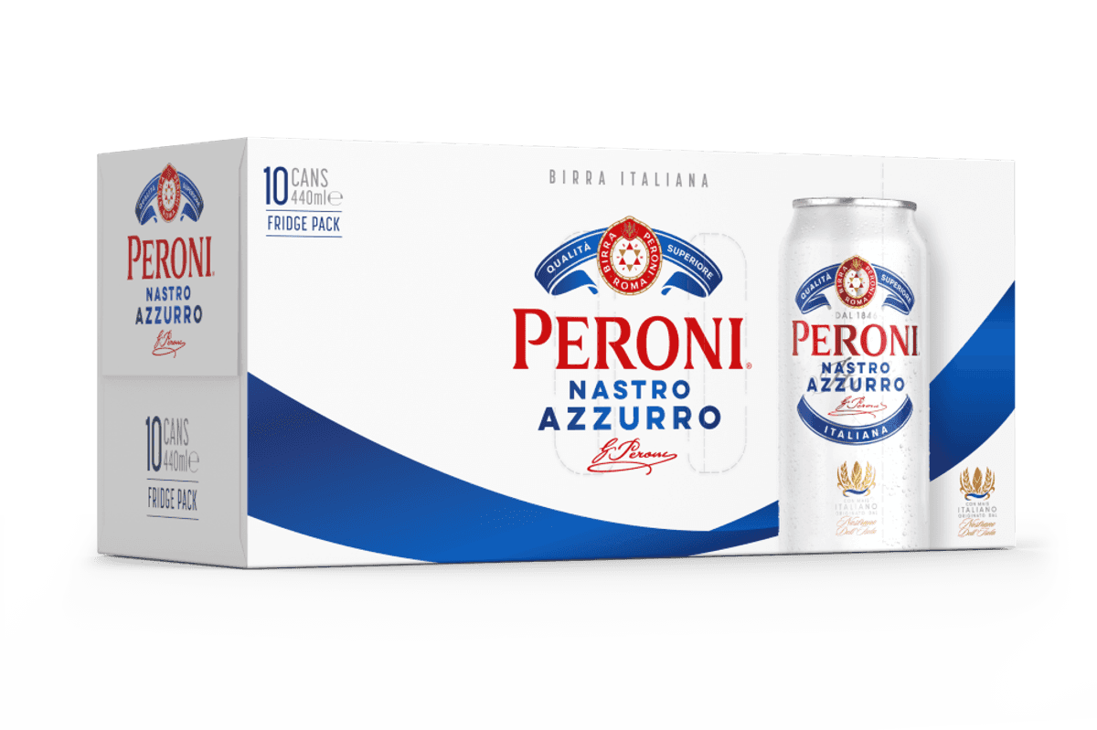 Peroni Asahi 440ml multipack launch UK