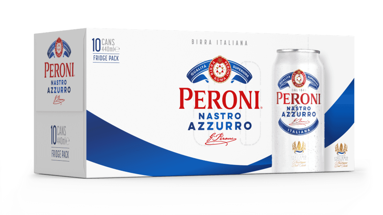 Peroni Asahi 440ml multipack launch UK