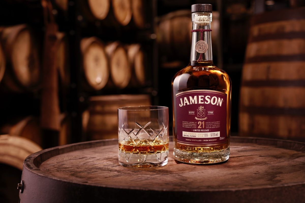 Limited edition Jameson 21 YO whiskey set to join family