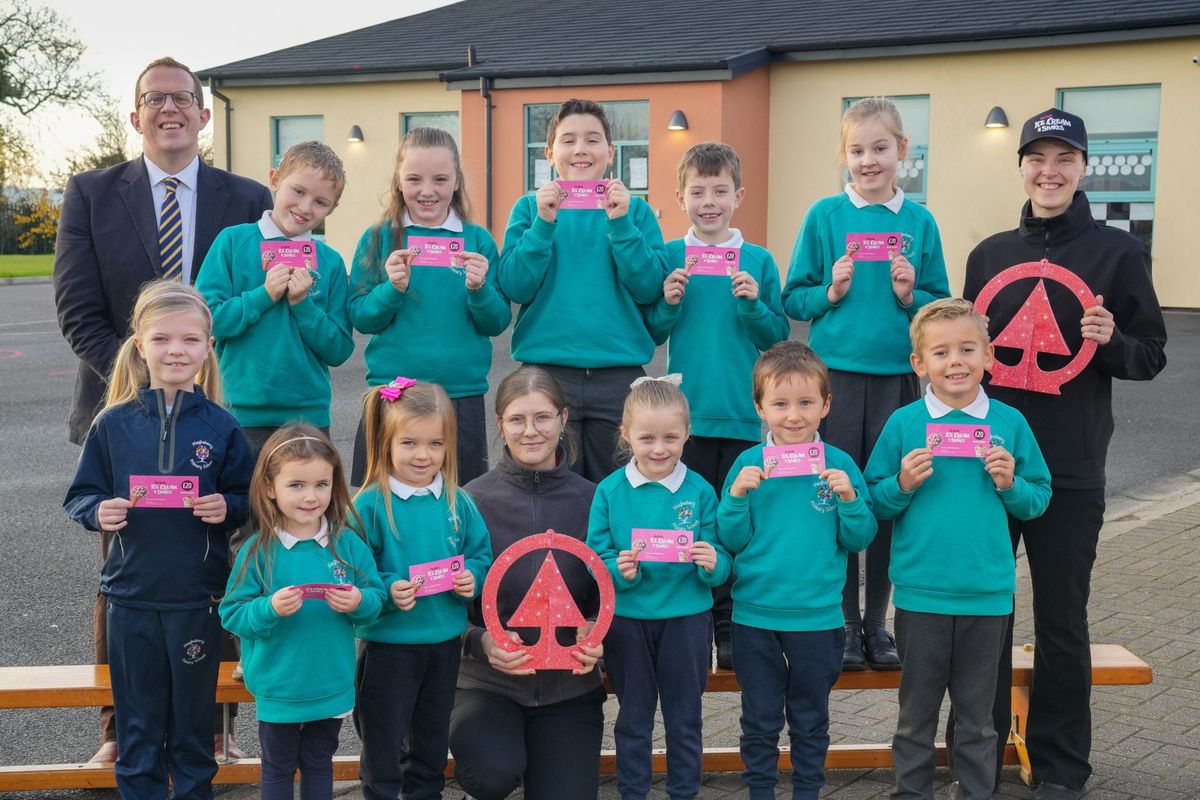 Local store celebrates opening of in-store ice cream and shakes bar with colouring competition