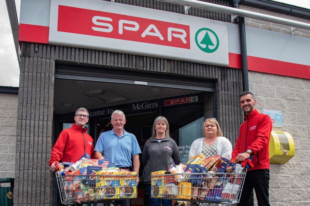 Omagh store donates grocery products to local charity