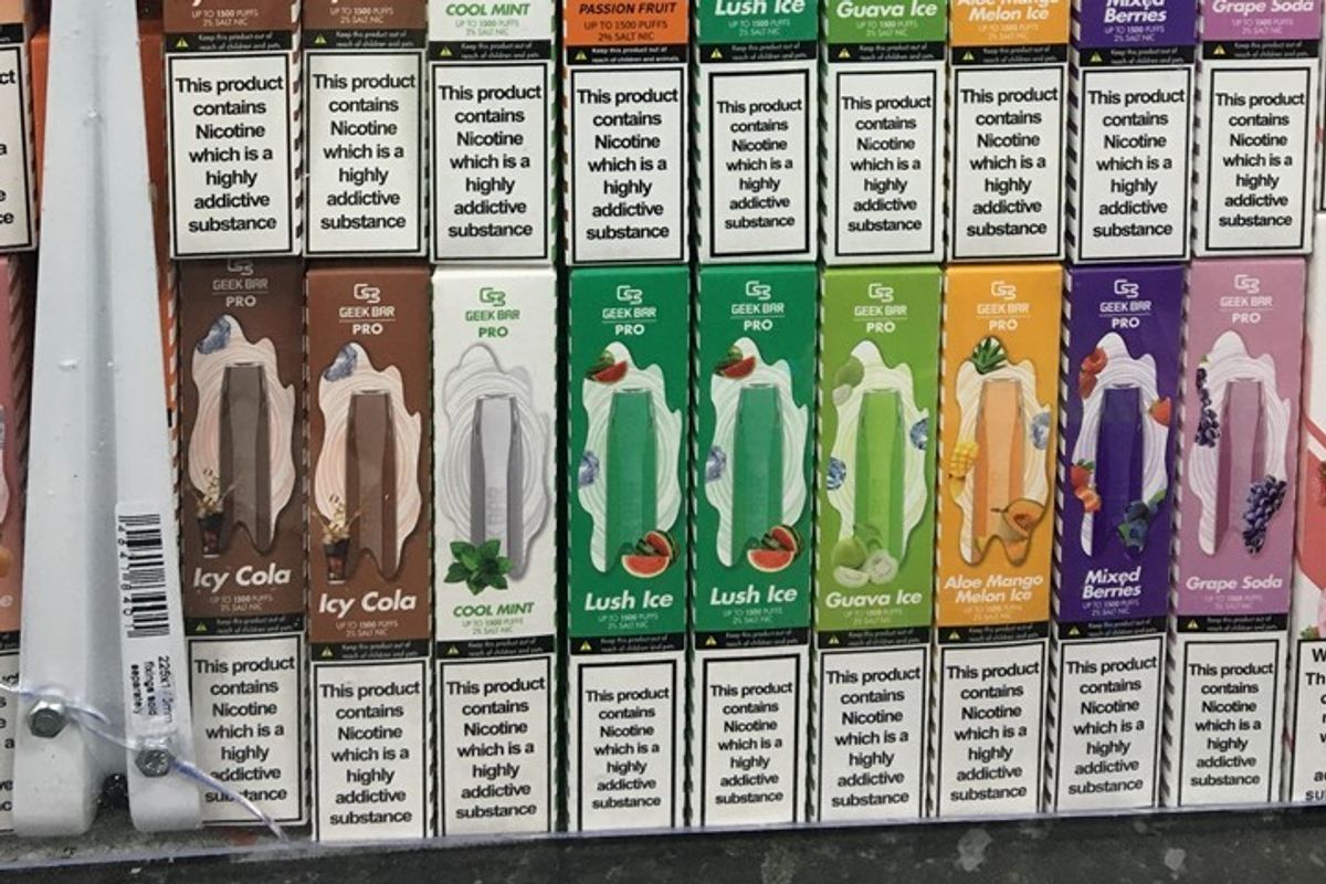 Warning issued after seizure of illegal disposable vapes
