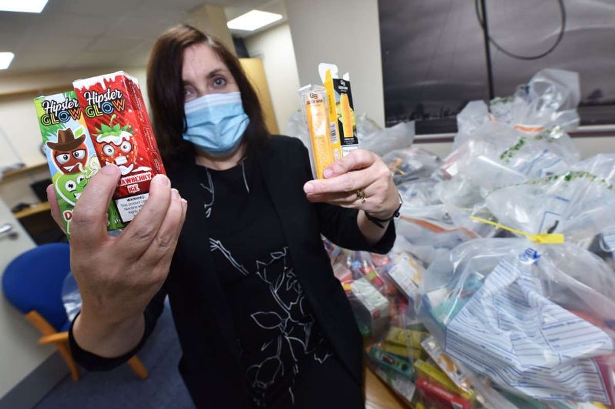 Major haul of brightly-colored illegal vapes removed from Middlesbrough