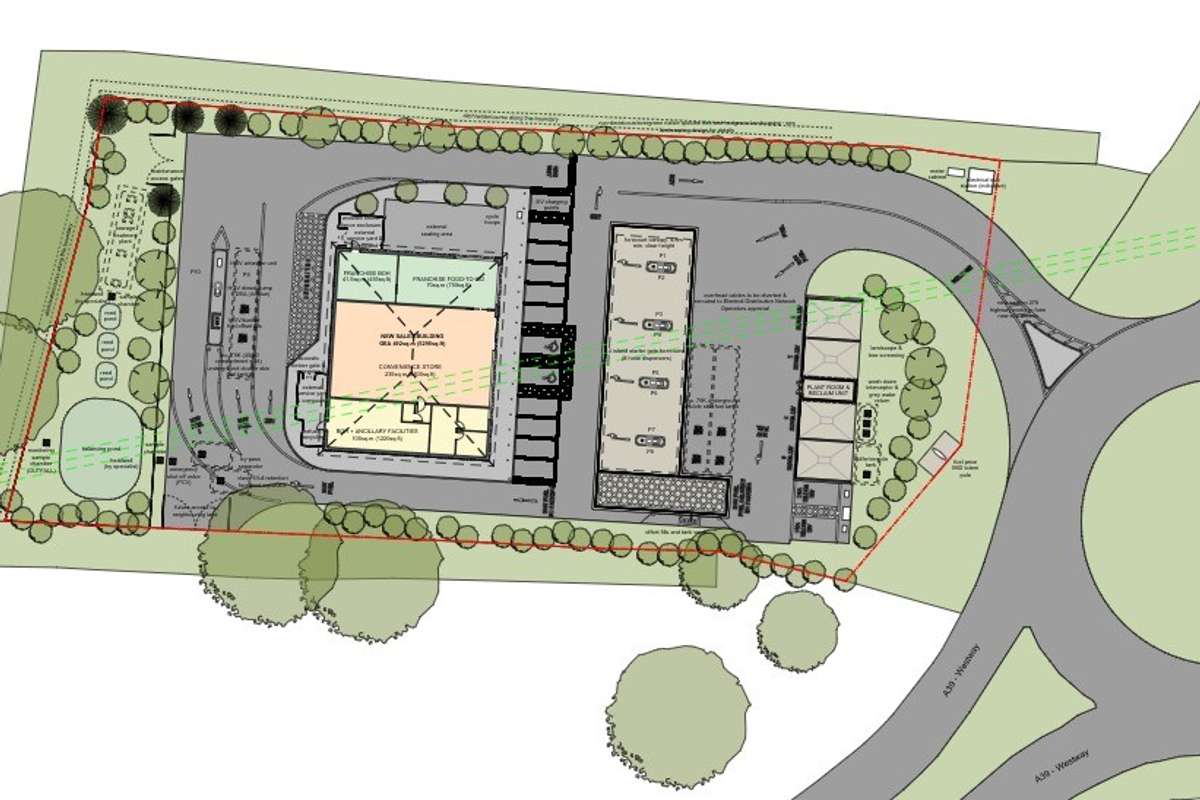 New forecourt planned near Clarks Village shopping outlet