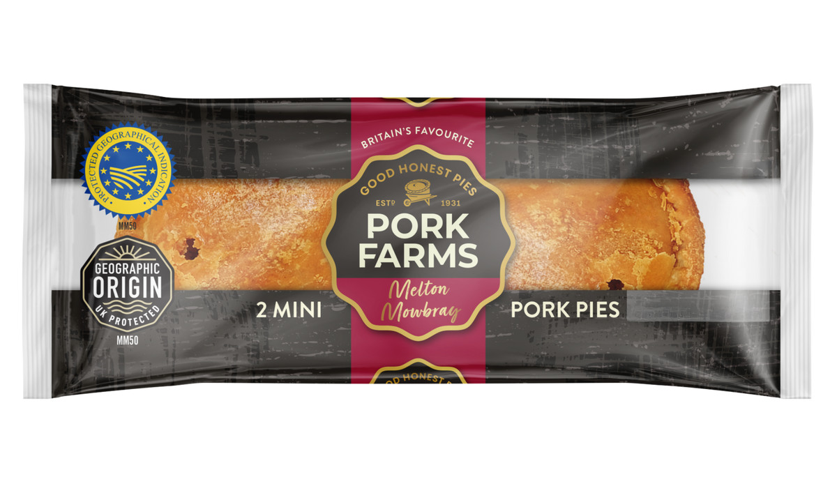 Pork Farms 2pk Mini Melton Mowbray Pork Pies