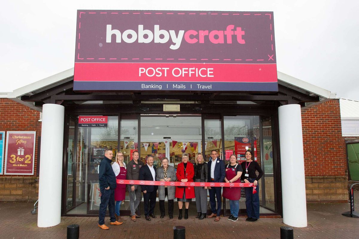 Post Office in a Hobbycraft store at Gaters Mill