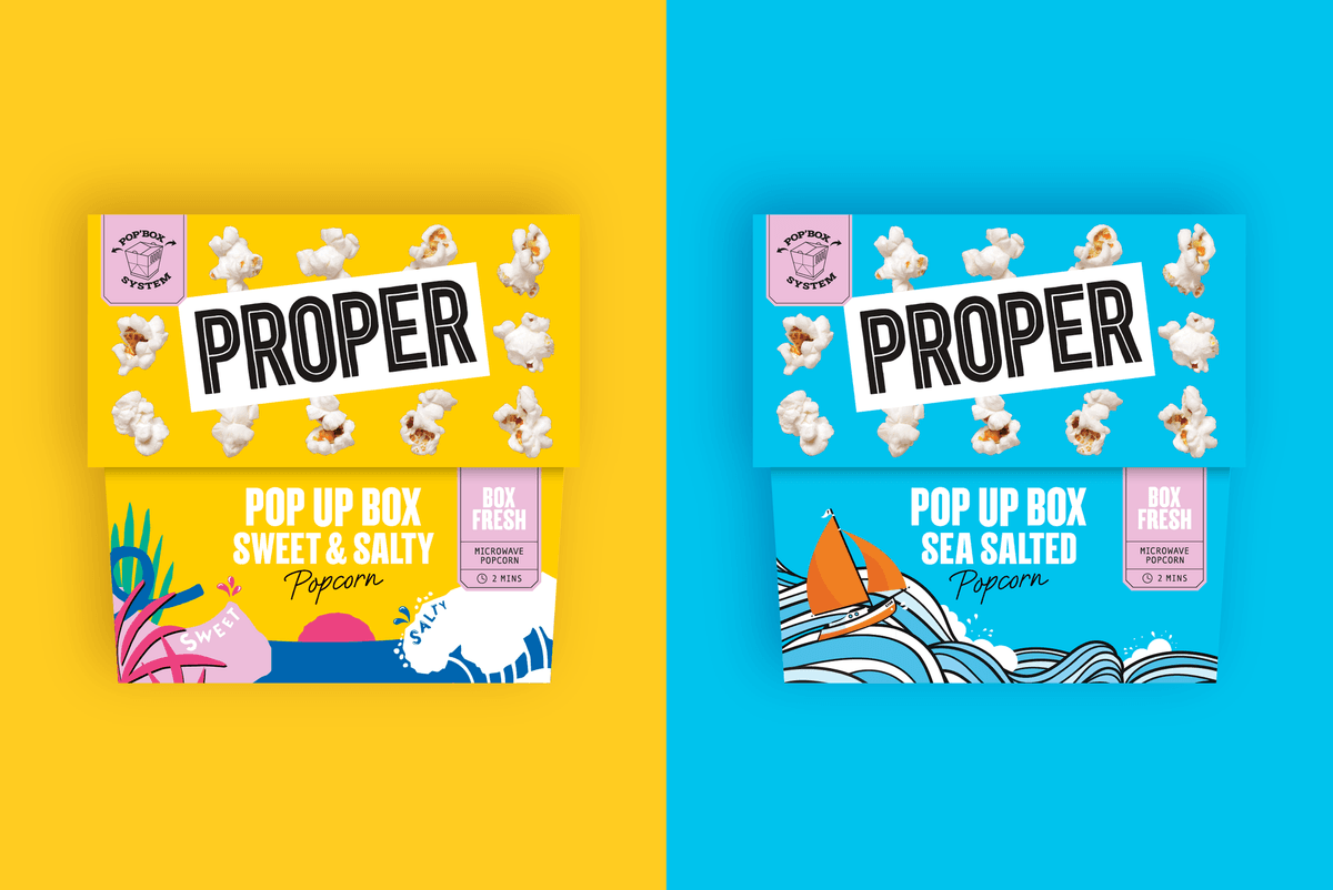 PROPER pop-up microwave popcorn box UK