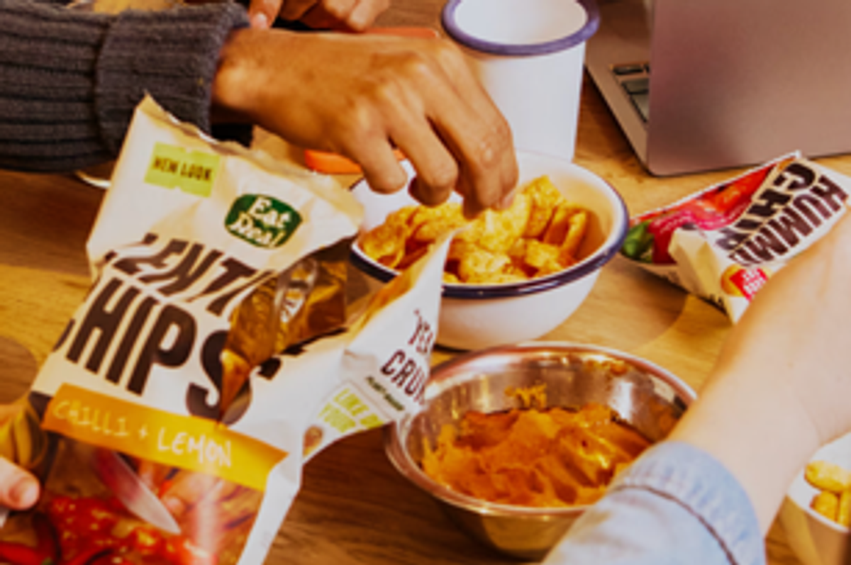 PROPER SNACKS logo rebrand from WARP - UK’s top sustainable snack brand.