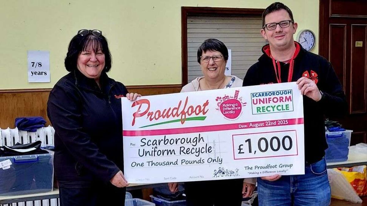 Proudfoot Supermarkets charity donation