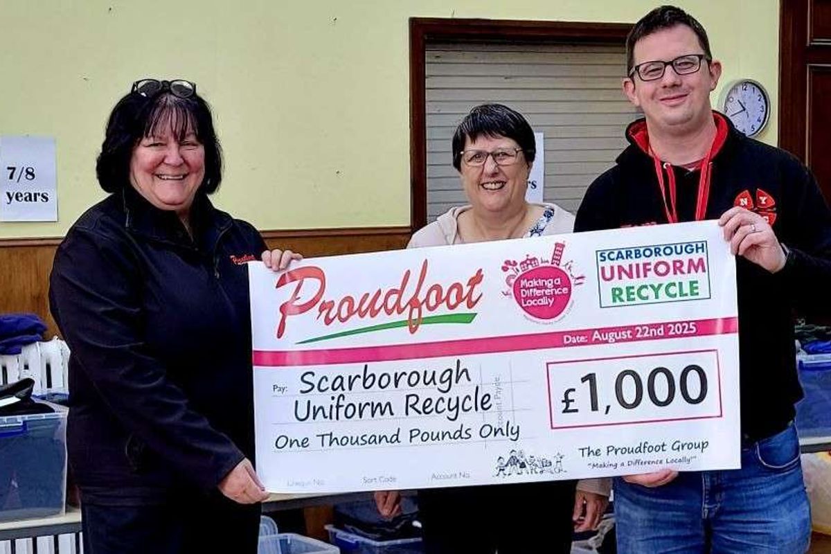 Proudfoot Supermarkets charity donation