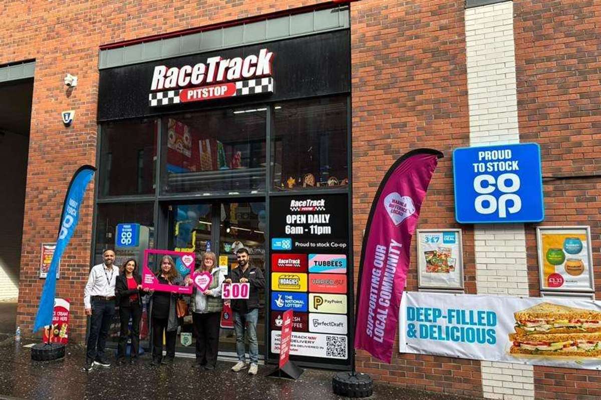 RaceTrack Strathclyde officially relaunched with Co-op brand lines