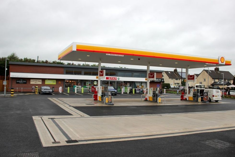 Radcliffe store front and forecourt 1