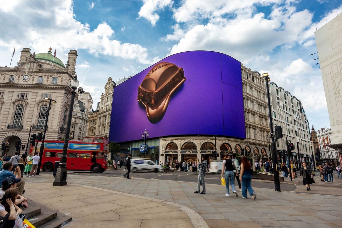 Real Cadbury Dairy Milk chocolate chunk melting in new slow-motion brand campaign