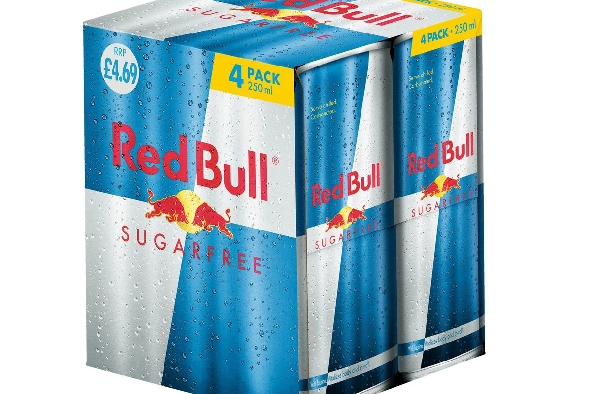 Red Bull new sugar-free 4-can