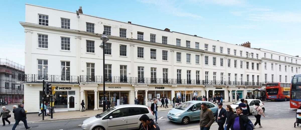 Regency Parade in Royal Leamington Spa