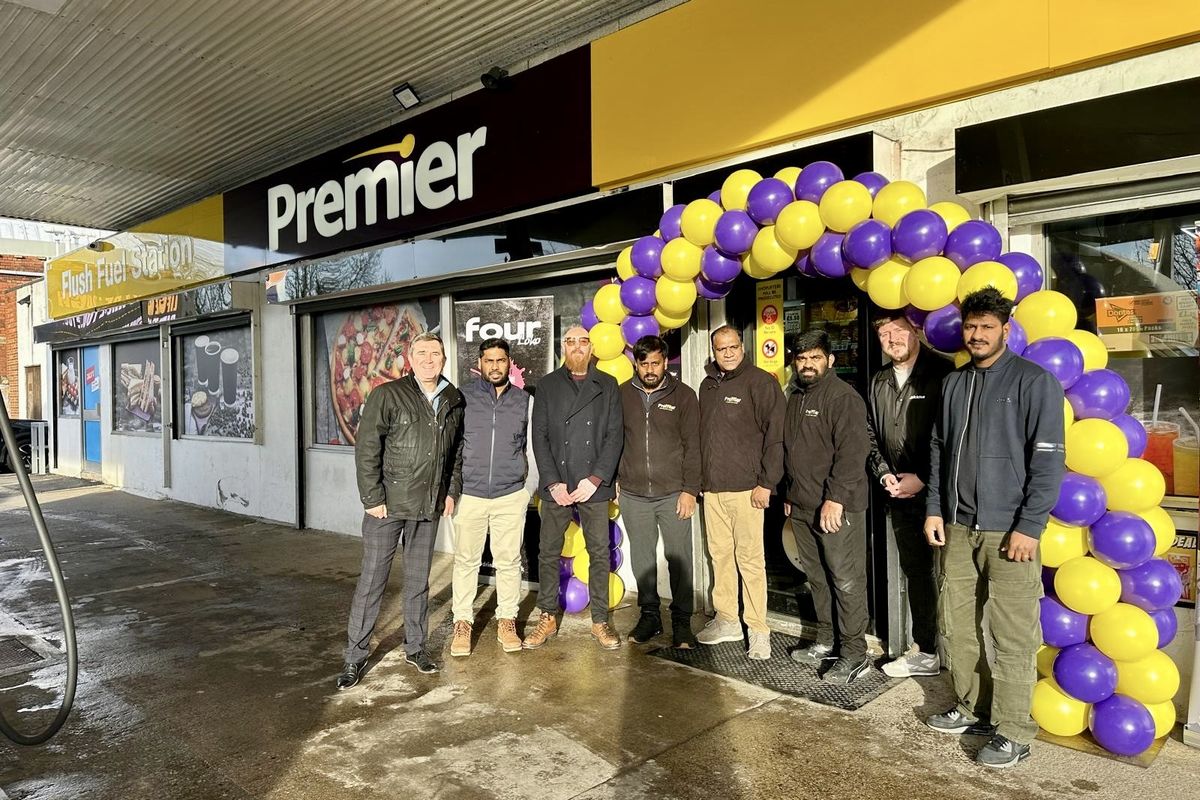 Renovated Gulf Flush Filling Station in West Yorkshire now open with a 24/7 forecourt, Premier shop, and upgraded fuel dispensers