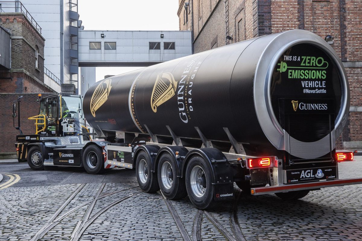 Guinness announces plans for zero emission transport
