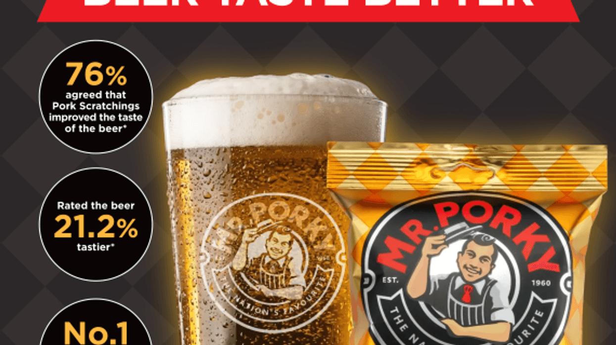 Stop Press: pork scratchings improve taste of beer